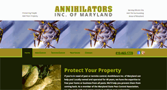 Desktop Screenshot of annihilatorsofmd.com